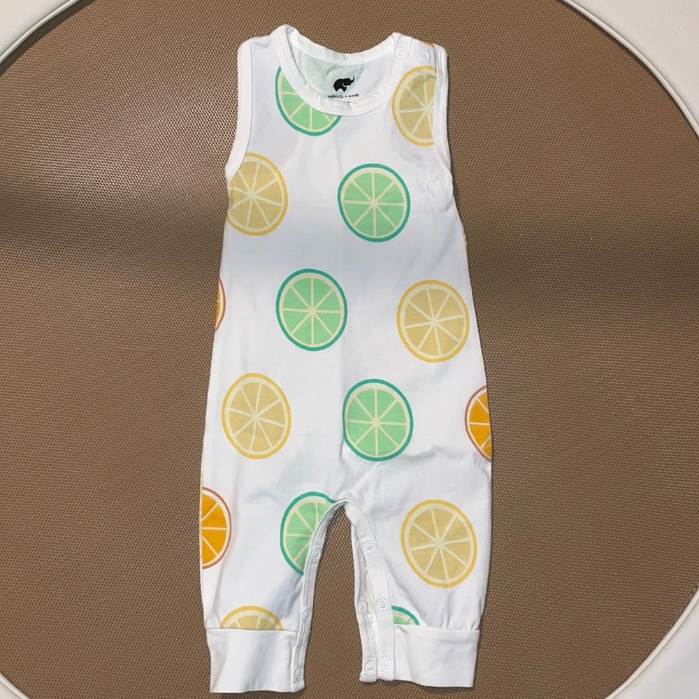 Monica & Andy lemon lime outfit
